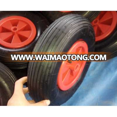 wheelbarrow pneumatic rubber wheel 3.50 6