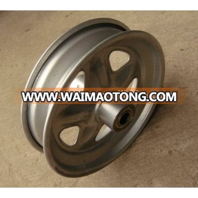 wheelbarrow Pneumatic rubber wheel metal rim